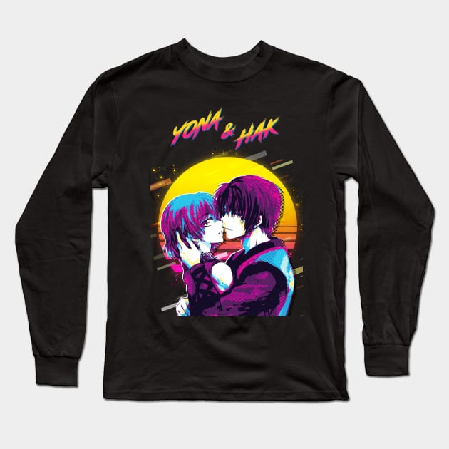 Hak and Yona Long Sleeve T-Shirt by 80sRetro